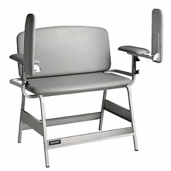 LABCONCO Bariatric Blood Draw Chair White 20 In., 41V528