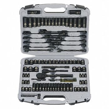 STANLEY Socket Set 99 pcs. Black Chrome, 41VE36