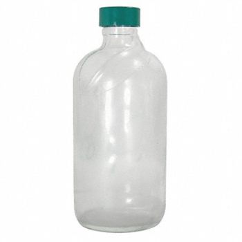 QORPAK Safety Coated Bottle 480mL Narrow PK12, 41W192
