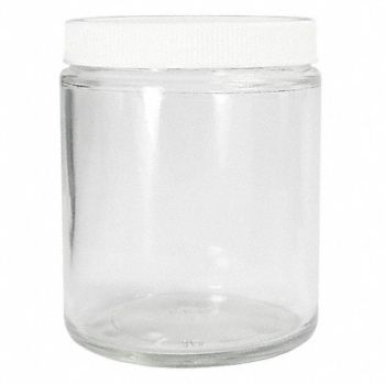 QORPAK Jar 60mL Glass Wide PK144, 41W253
