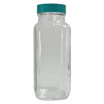 QORPAK Precleaned Bottle 480mL Glass Wide PK24, 41W062