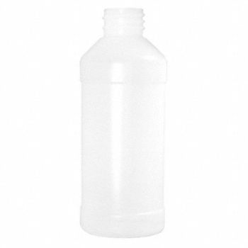 QORPAK Bottle 240mL Plastic Narrow PK268, 41W358
