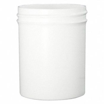 QORPAK Jar 120mL Plastic Wide PK432, 41W356