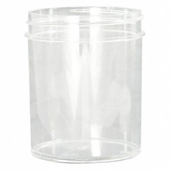 QORPAK Jar 480mL Plastic Wide PK112, 41W346