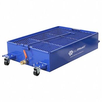 LIQUIDYNAMICS INC. Low Profile Portable Oil Drain 25 gal., 6ANR8