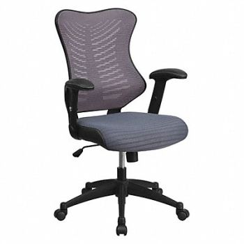 FLASH FURNITURE Executive Chair Gray Seat Mesh Back, 420G09