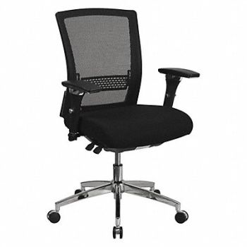 FLASH FURNITURE Desk Chair Black Seat Mesh Back, 420G60