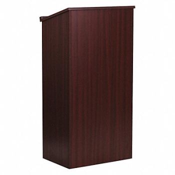 FLASH FURNITURE Lectern Mahogany Floor Type, 420G71