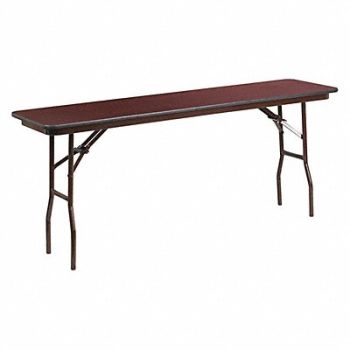 FLASH FURNITURE Training Table Rectangular 18 W 72 D, 420H18