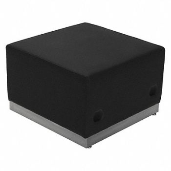 FLASH FURNITURE Guest Chair Alon Series Black Seat, 420H21