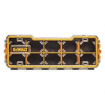 DEWALT Comprt Bx Integ Snaps Blk/Ylw 2.875 in, 420H34