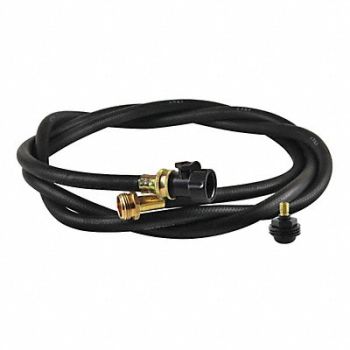 SAFE-T-SEAL Water Hose Rubber/Brass 10 ft., 420H84