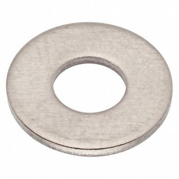 GRAINGER APPROVED FltWsh Pln Titanium #8 0.438x0.065in 5PK, 420M97