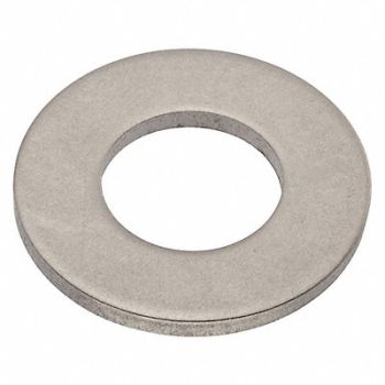 GRAINGER APPROVED FltWsh Pln Titanium 3/8 .812x.080in 5PK, 420N02
