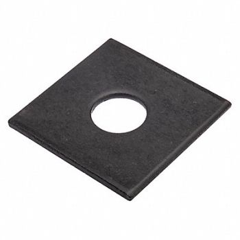 GRAINGER APPROVED Sqr Wshr BlkOx Stl 5/8 in 2x0.128in 1PK, 420N91