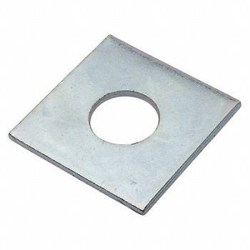 GRAINGER APPROVED Sqr Wshr Znc Stl 3/4 in 2x0.128in 1PK, 420N95