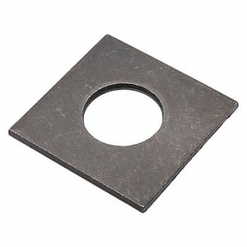 GRAINGER APPROVED Sqr Wshr BlkOx Stl 7/8 in 2x0.128in 1PK, 420N97