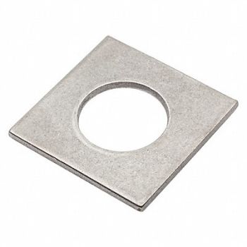 GRAINGER APPROVED Sqr Wshr NGrd SS 1 in 2x0.128in 1PK, 420N99