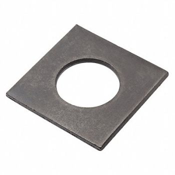 GRAINGER APPROVED Sqr Wshr BlkOx Stl 1 in 2x0.128in 1PK, 420P01