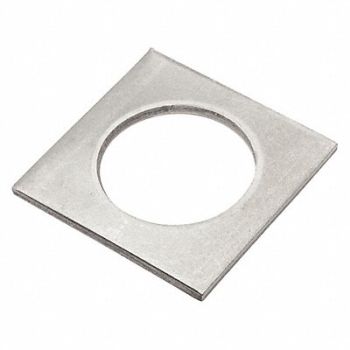 GRAINGER APPROVED Sqr Wshr NGrd SS 1 1/4 in 2x0.128in 1PK, 420P03