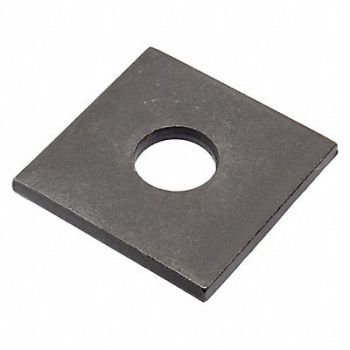 GRAINGER APPROVED Sqr Wshr BlkOx Stl 5/8 in 2x0.200in 1PK, 420P31