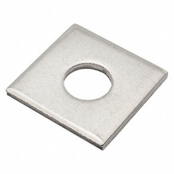 GRAINGER APPROVED Sqr Wshr NGrd SS 3/4 in 2x0.200in 1PK, 420P33