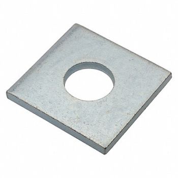 GRAINGER APPROVED Sqr Wshr Znc Stl 3/4 in 2x0.200in 1PK, 420P35