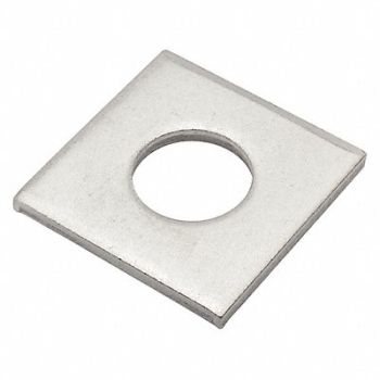 GRAINGER APPROVED Sqr Wshr NGrd SS 7/8 in 2x0.200in 1PK, 420P36