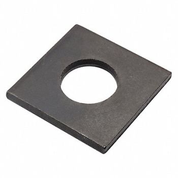 GRAINGER APPROVED Sqr Wshr BlkOx Stl 7/8 in 2x0.200in 1PK, 420P37
