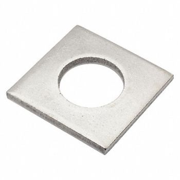 GRAINGER APPROVED Sqr Wshr NGrd SS 1 in 2x0.1875in 1PK, 420P39