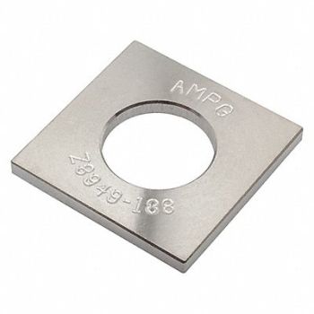 GRAINGER APPROVED Sqr Wshr NGrd SS 1 in 2x0.200in 1PK, 420P40