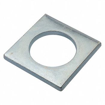 GRAINGER APPROVED Sqr Wshr Znc Stl 1 1/4 in 2x0.200in 1PK, 420P44