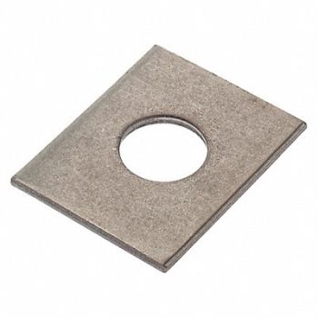 GRAINGER APPROVED Sqr Wshr NGr SS 7/8in 1 15/16x0.39in 1PK, 420P88