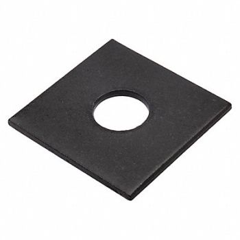 GRAINGER APPROVED Sqr Wshr BlkOx Stl 5/8 in 2x0.128in 1PK, 420P93