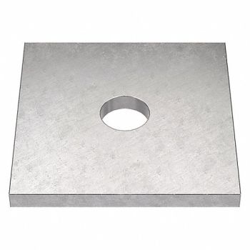 GRAINGER APPROVED Sqr Wshr NGrd SS 5/8 in 3x0.265in 1PK, 420R12