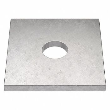 GRAINGER APPROVED Sqr Wshr NGrd SS 3/4 in 3x0.265in 1PK, 420R14