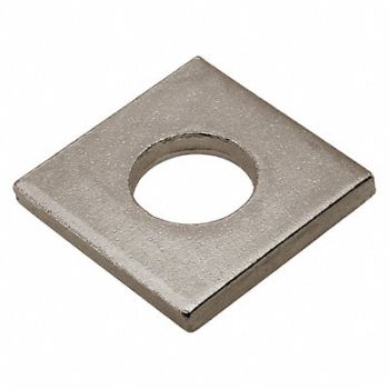 GRAINGER APPROVED Sqr Wshr NGrd SS 7/8 in 2x0.265in 1PK, 420R30