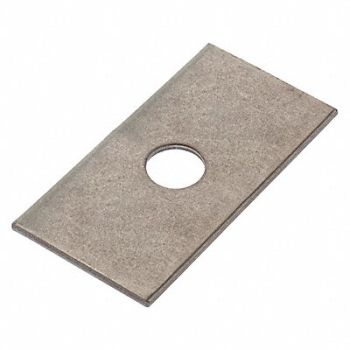 GRAINGER APPROVED Sqr Wshr NGrd SS 5/8 in 4x0.200in 1PK, 420R39