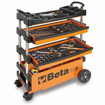 BETA Orange Light Duty Tool Utility Cart, 420T81
