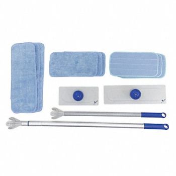 HOSPECO Mop Starter Kit 11 in 16 in W Blue, 421W97