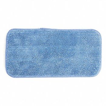 HOSPECO Mop Pad Blue Microfiber PK12, 421X08