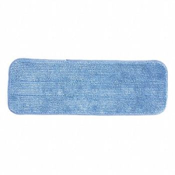 HOSPECO Mop Pad Blue Microfiber PK12, 421X12