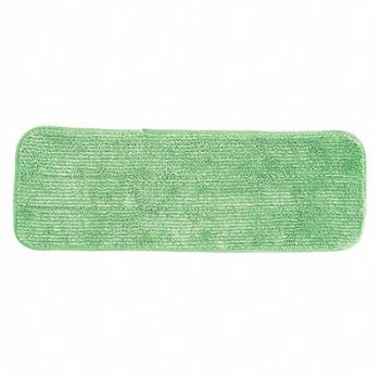HOSPECO Mop Pad Green Microfiber PK12, 421X13