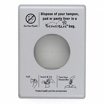 HOSPECO Sanitary Disposal Bag Dispenser 5-1/4 H, 421X20