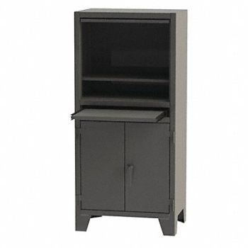 GREENE MANUFACTURING INC. CompCab 3Shlv ChrclGry 66 x36 x20, 422W81
