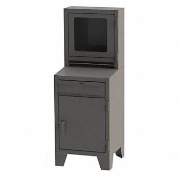 GREENE MANUFACTURING INC. Mbl CompCab 1Shlv ChrclGry 72 x26 x24, 422W85