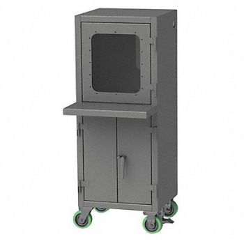 GREENE MANUFACTURING INC. CompCab 2Shlv ChrclGry 72 x26 x36, 422W88