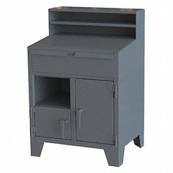 GREENE MANUFACTURING INC. Cabinet 54 x36 x28 Chrcl Gry NonMbl, 422W97