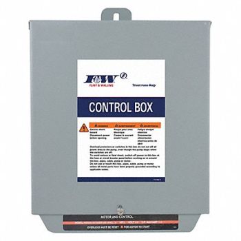 FLINT WALLING Simplex Submersible Pump Control Panel, 422X65