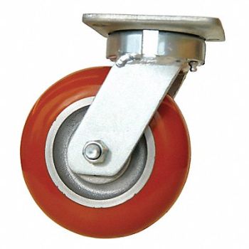 GRAINGER APPROVED Kingpinless Plate Caster Swivel 1000 lb., 423J19